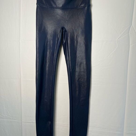 SPANX Spanxshape Shimmery Midnight Blue Leggings - Medium - Picture 5 of 9